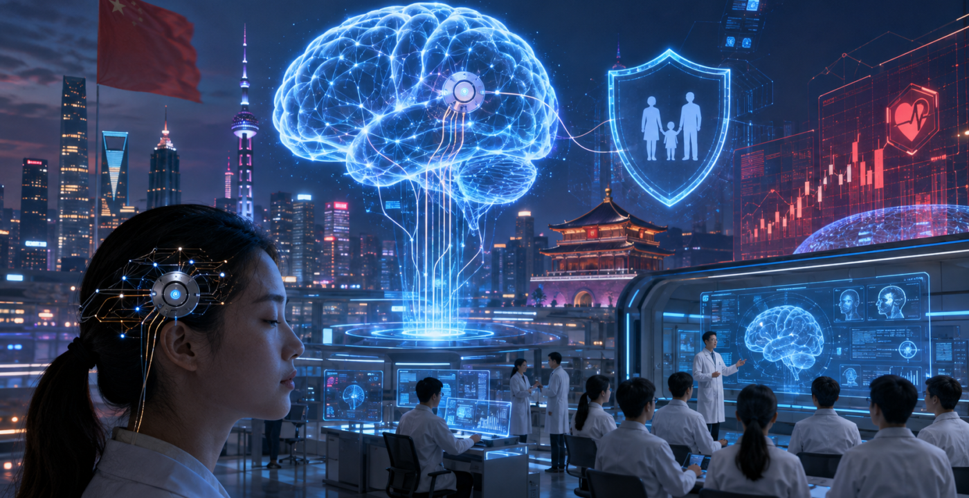 China acelera interfaces cérebro-computador após primeiro implante comercial