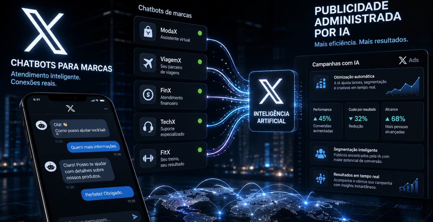 X lança chatbots