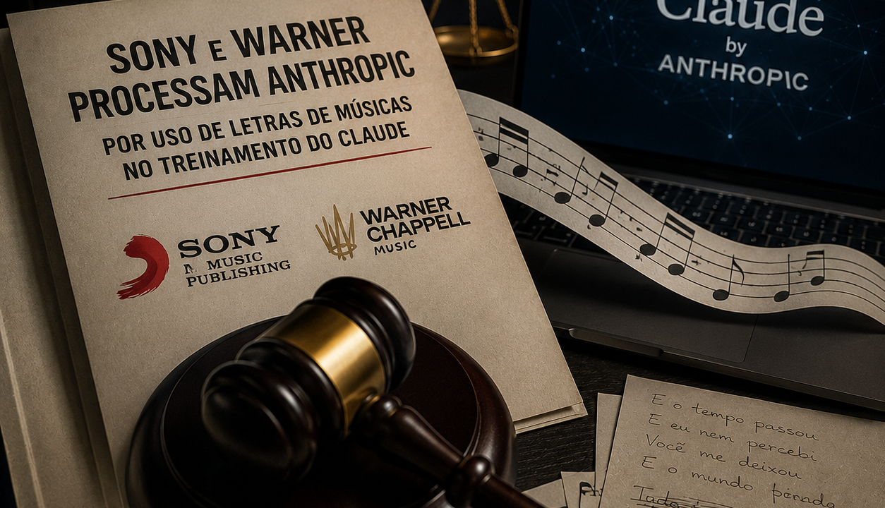 Sony e Warner processam Anthropic