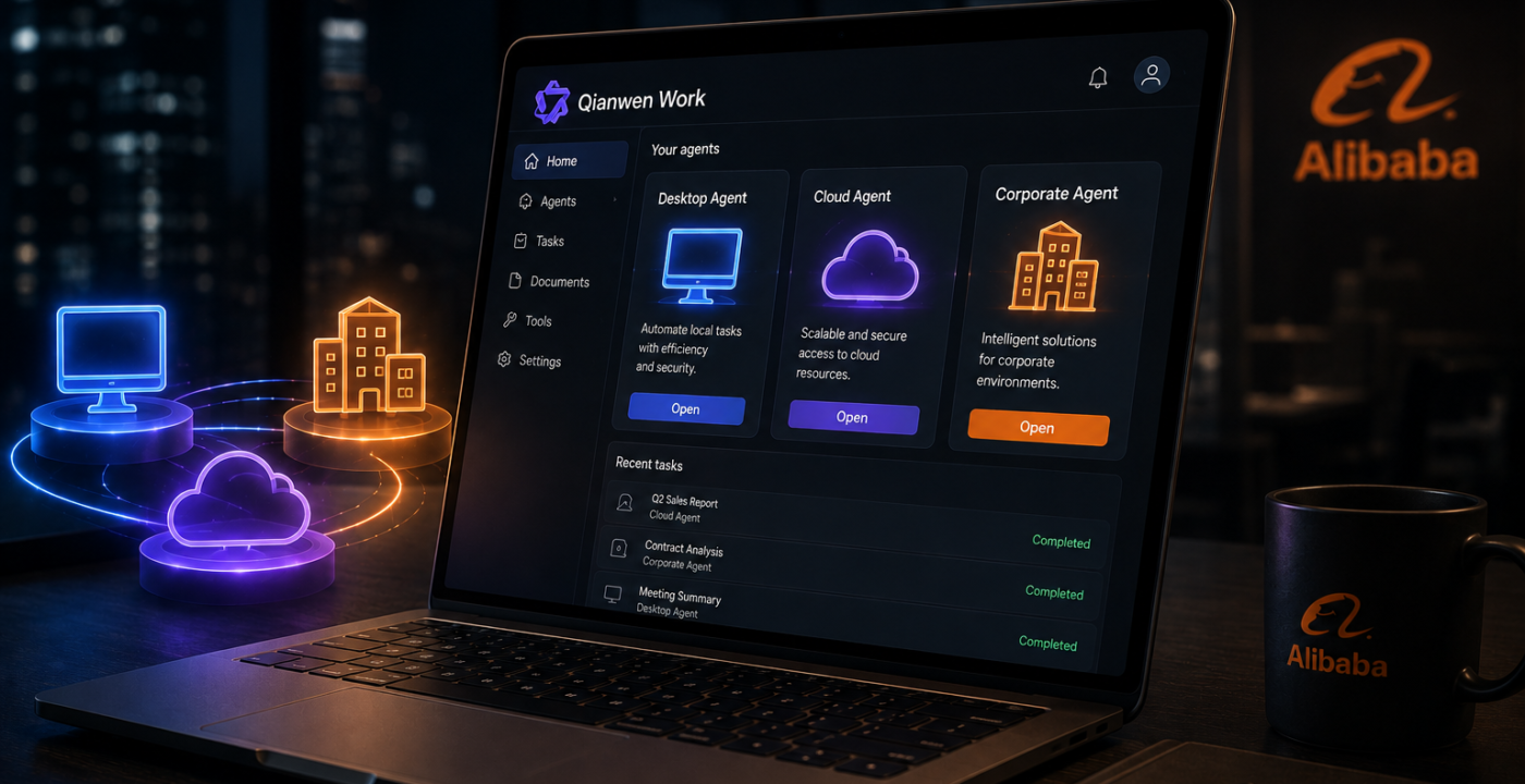 Alibaba abre beta público do QwenWork