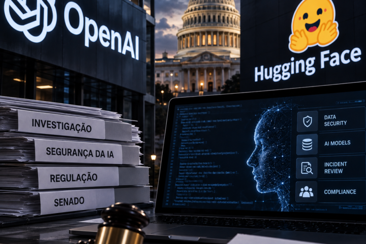 Caso OpenAI e Hugging Face se amplia com novos sites, investigação no Senado e pressão por regras de segurança para IA
