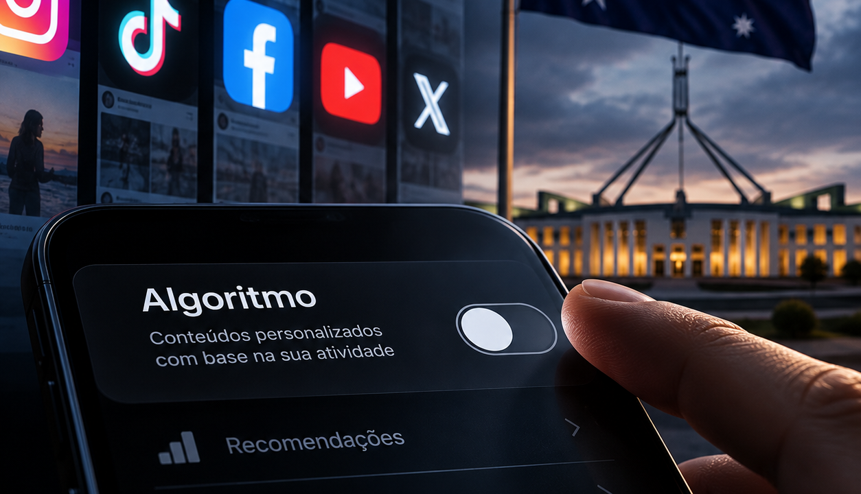 Austrália quer dar aos usuários o direito de desligar o algoritmo das redes sociais