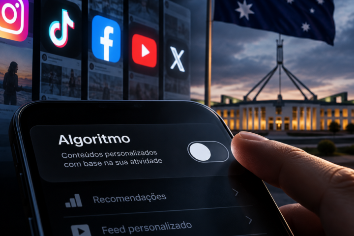 Austrália quer dar aos usuários o direito de desligar o algoritmo das redes sociais