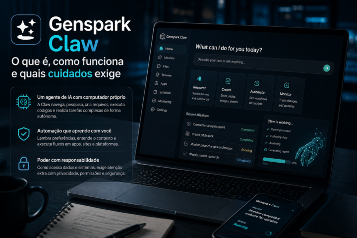 Genspark Claw: o que é, como funciona e quais cuidados a ferramenta exige