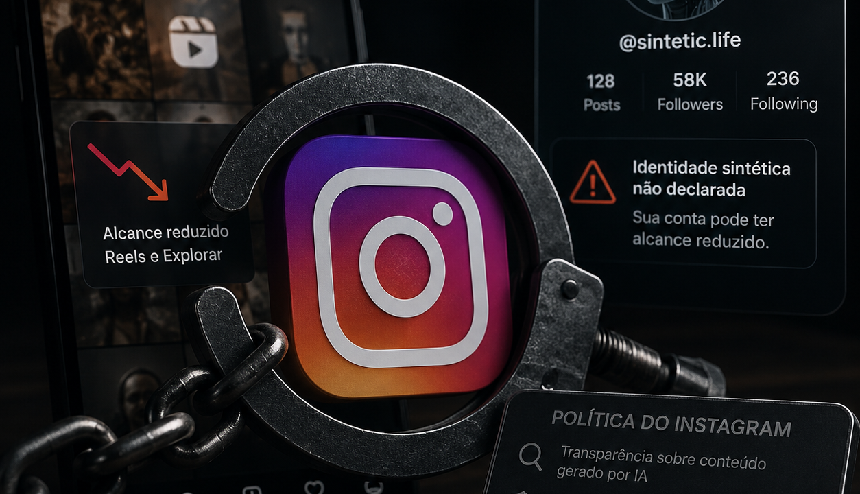 Instagram limita alcance de perfis de IA que não informam identidade artificial