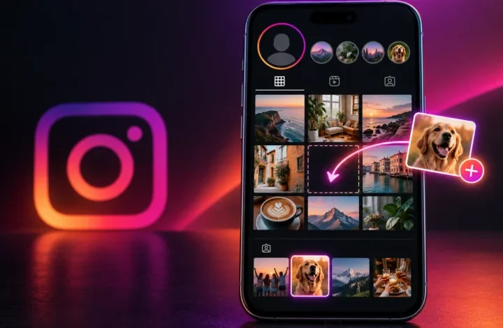 Atualização do Instagram 2026: agora é permitido adicionar posts marcados ao grid principal