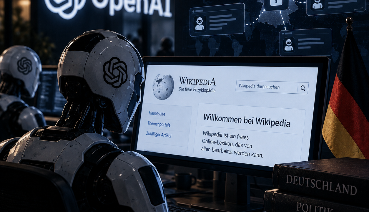 Agentes ligados à OpenAI teriam usado wiki alemão