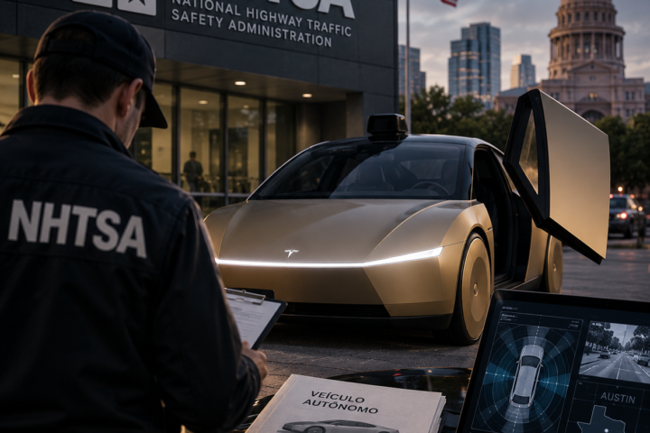NHTSA abre investigação sobre certificação do Tesla Cybercab após estreia em Austin