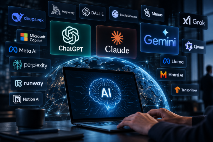 Quantas inteligências artificiais existem,  quais são as mais usadas e qual é a IA queridinha de 2026