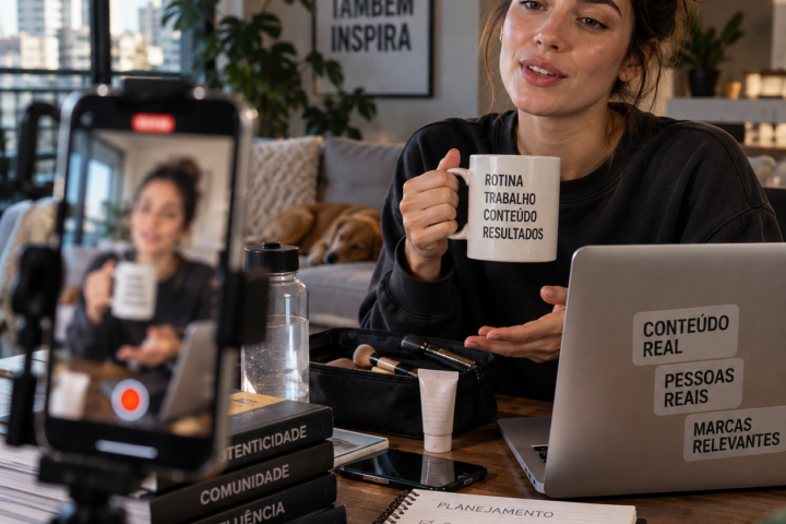 Marketing de influência em 2026: as marcas trocaram o glamour pela rotina comum