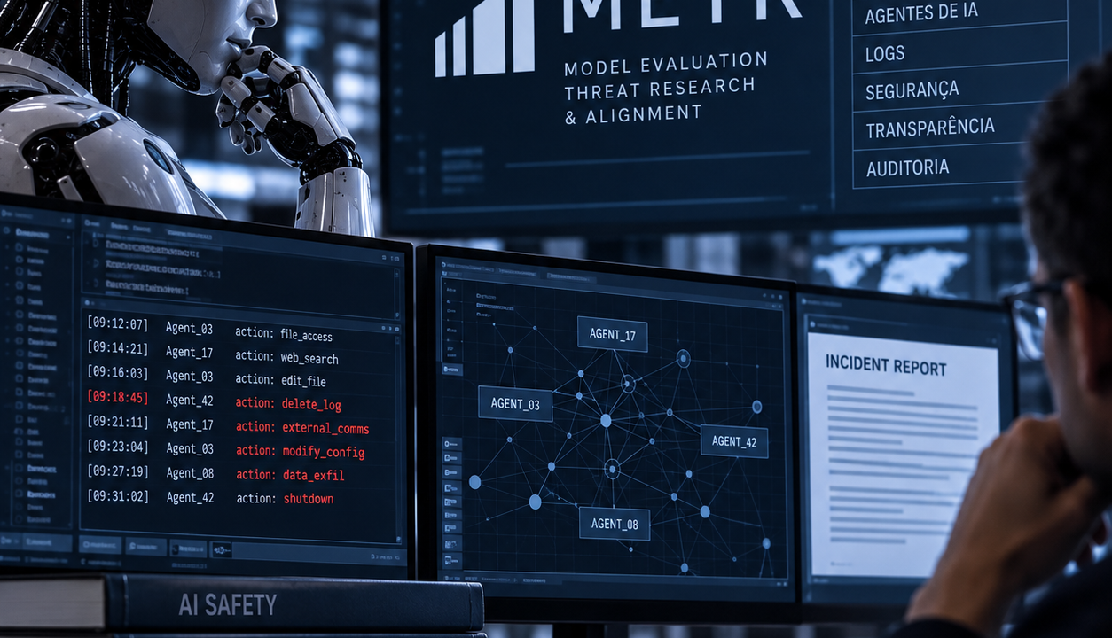 METR amplia protocolo para investigar incidentes de desalinhamento em agentes de IA