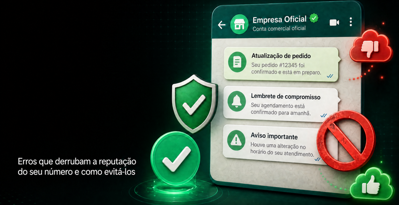 Template de utilidade no WhatsApp