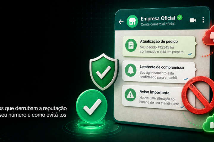 Template de utilidade no WhatsApp: erros que derrubam a reputação do seu número e como evitá-los